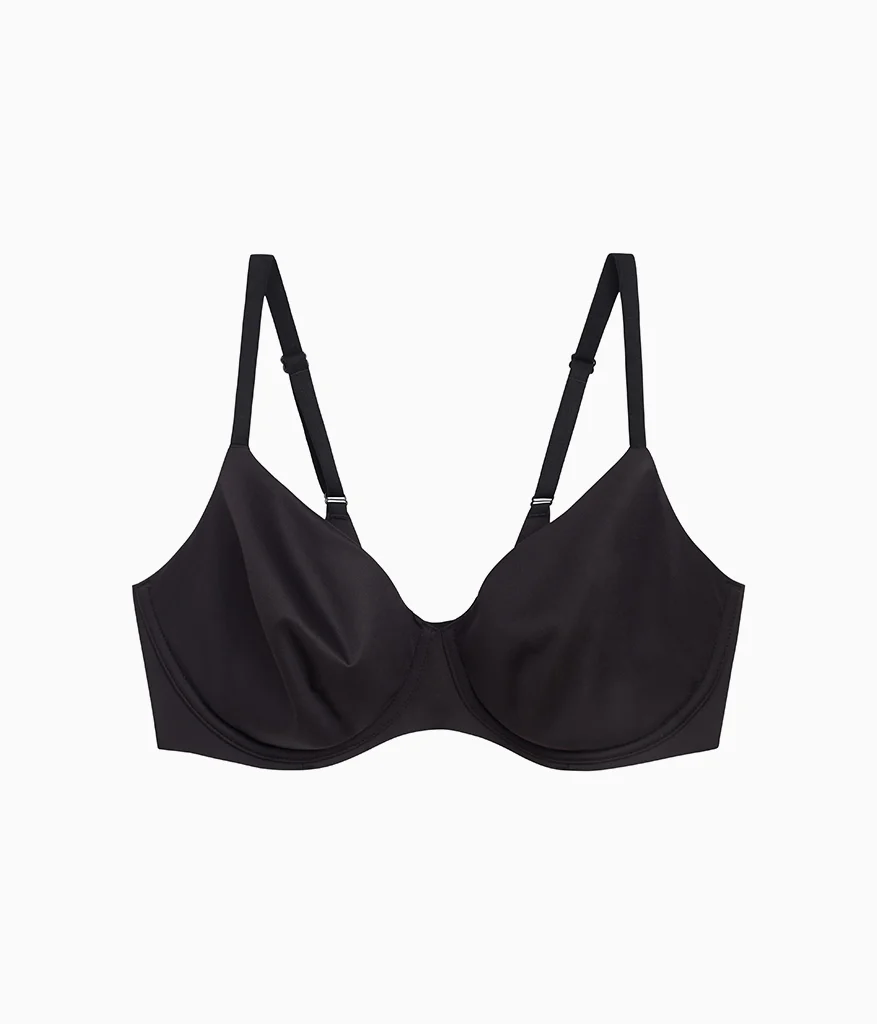 Sleek Standard Underwire Bra: Black - Image 5