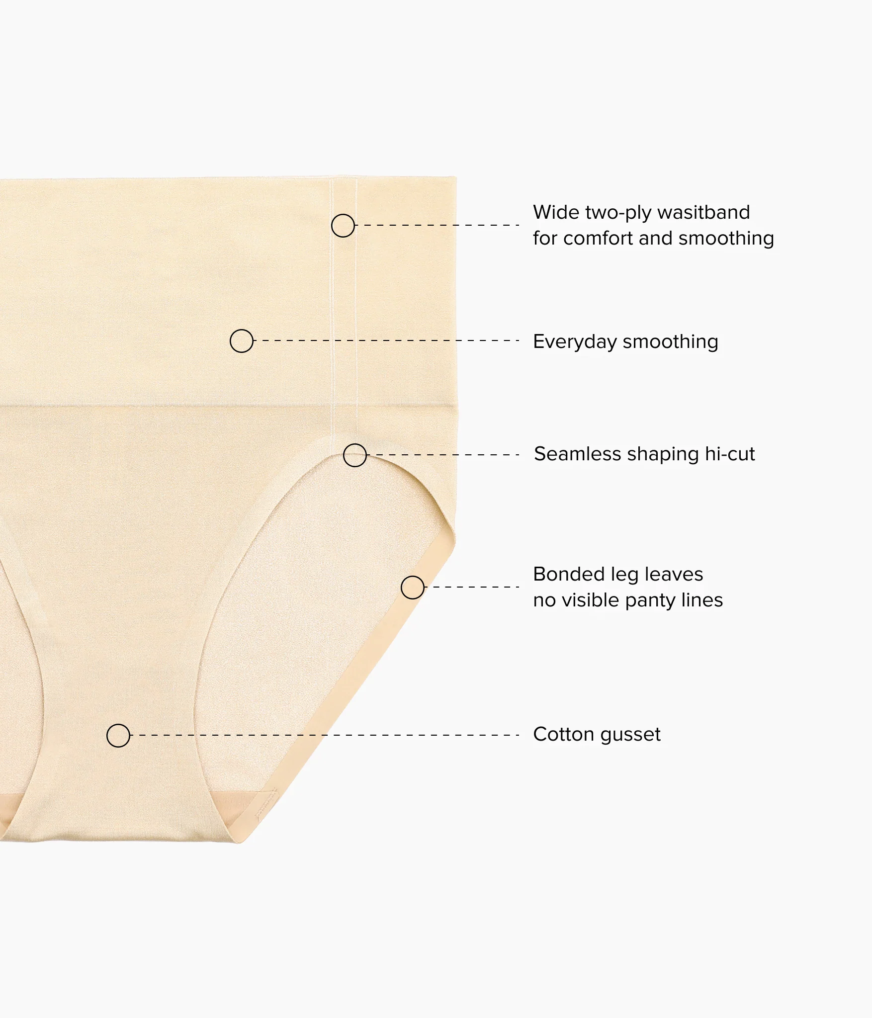Smooth Series™ Shaping Hi-Cut: Sand - Image 4