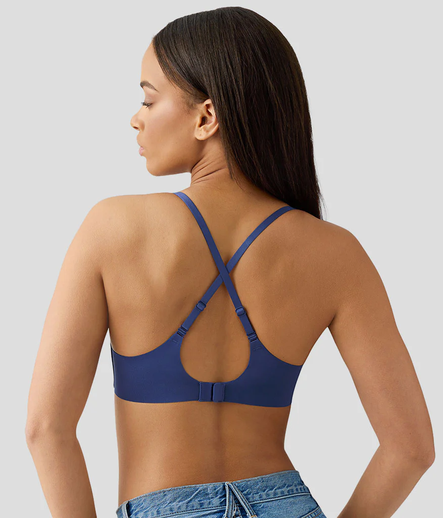 Spotlight Wire Free T-Shirt Bra: Crown Blue - Image 4