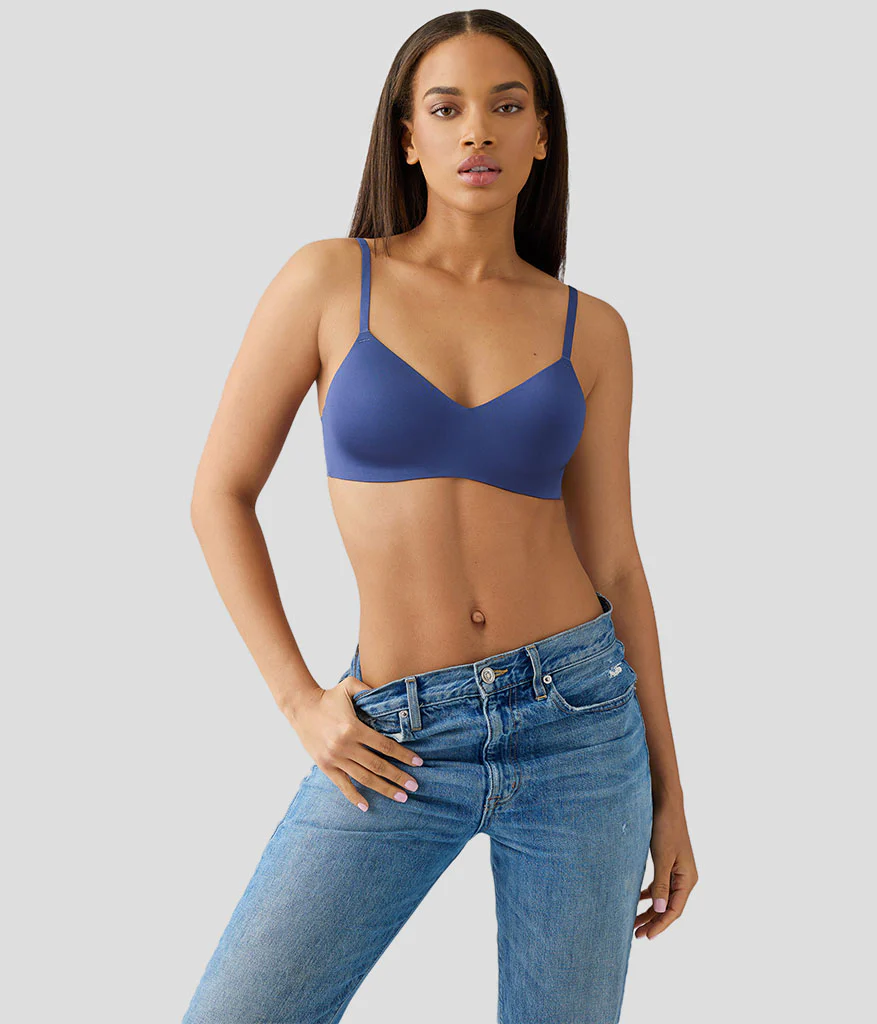 Spotlight Wire Free T-Shirt Bra: Crown Blue - Image 5