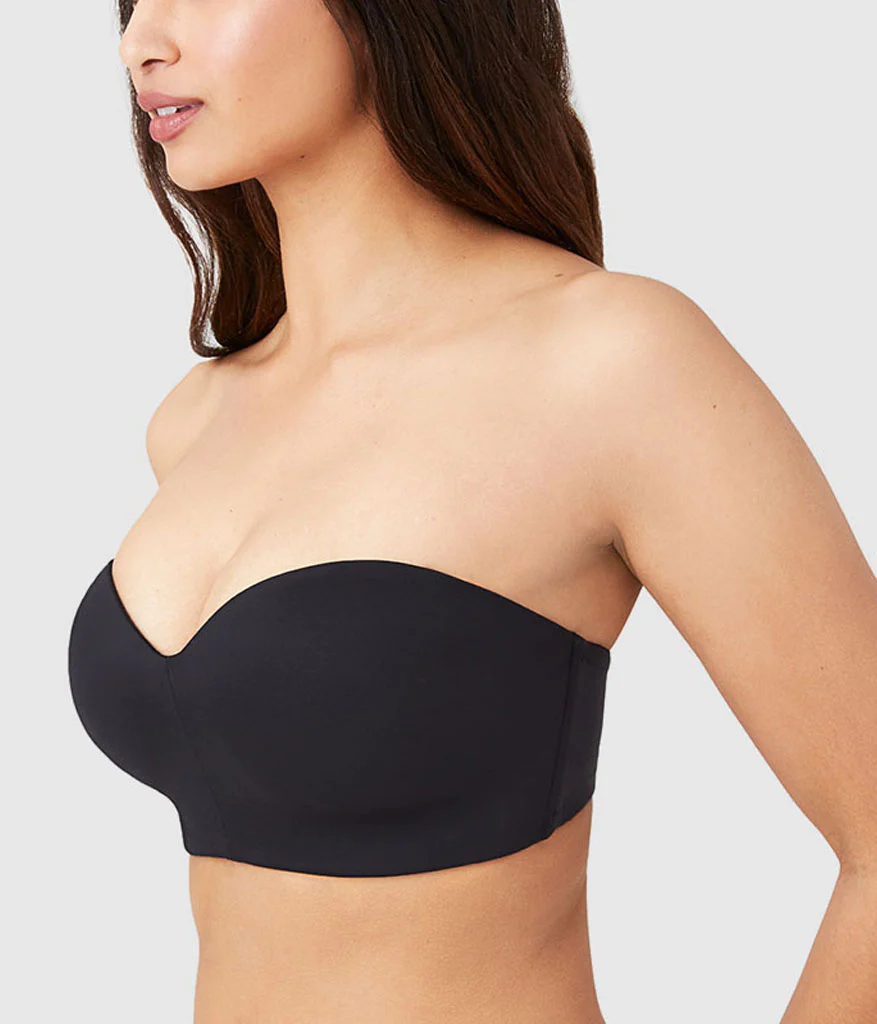 Staying Power Wire Free Strapless Bra: Black - Image 3