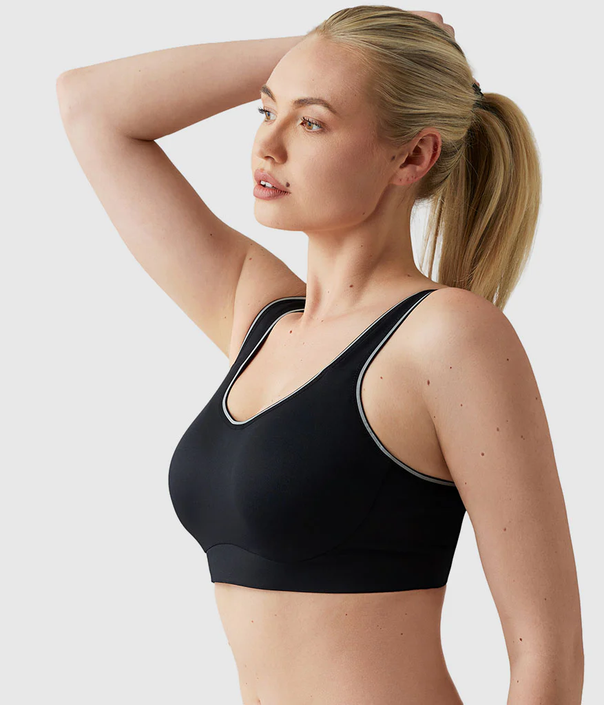 Sydney Sport Underwire Bra: Black - Image 3