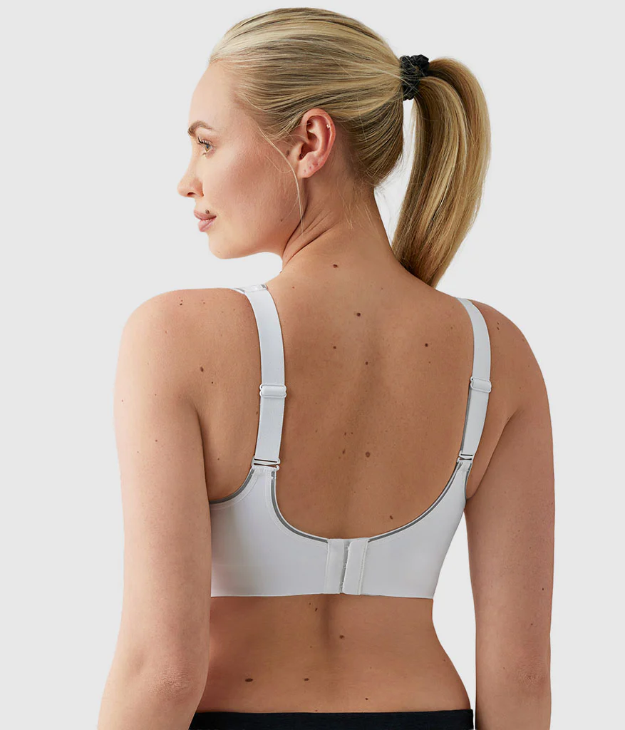 Sydney Sport Underwire Bra: White - Image 3