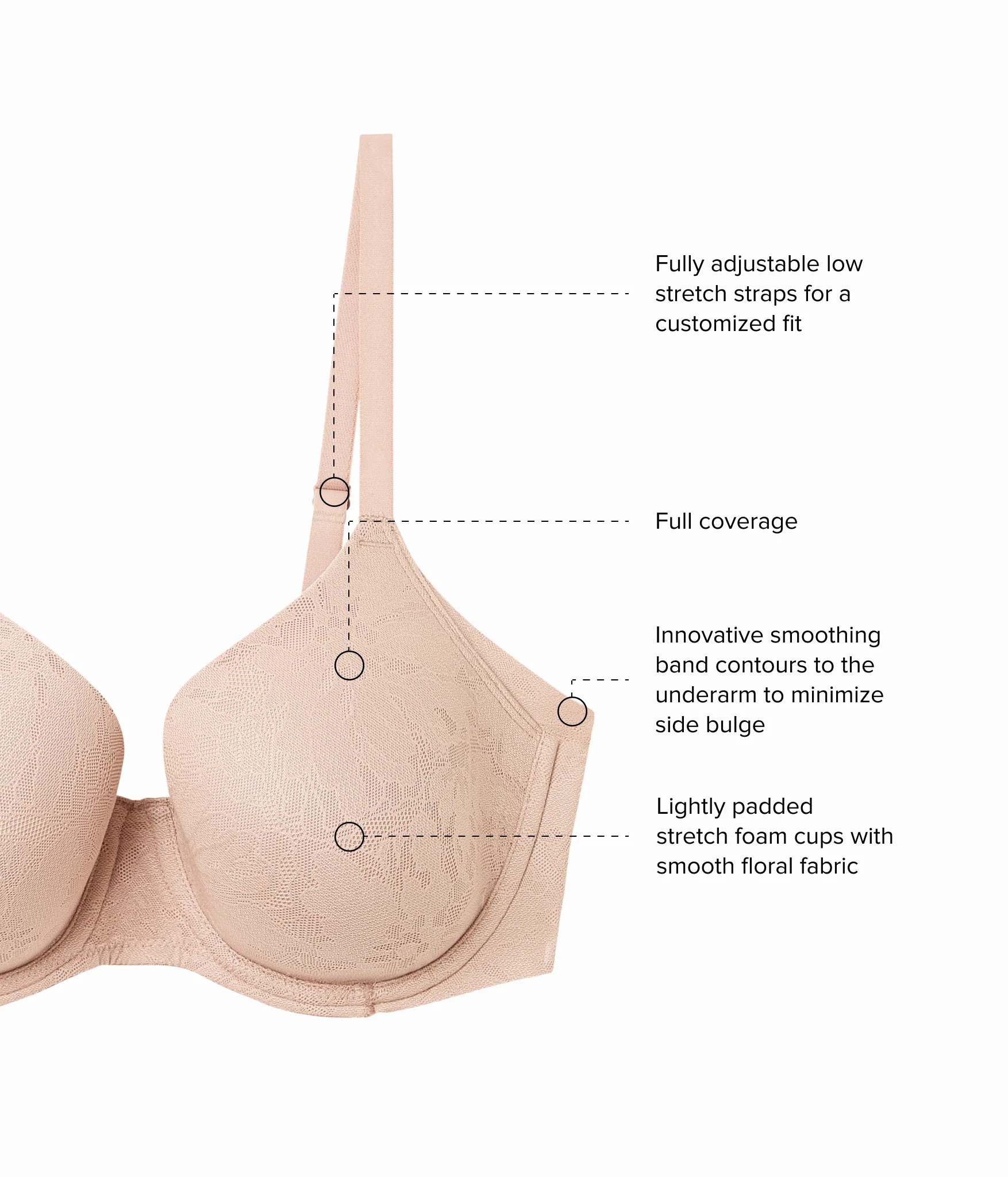 Taking Sides T-Shirt Bra: Roebuck - Image 5