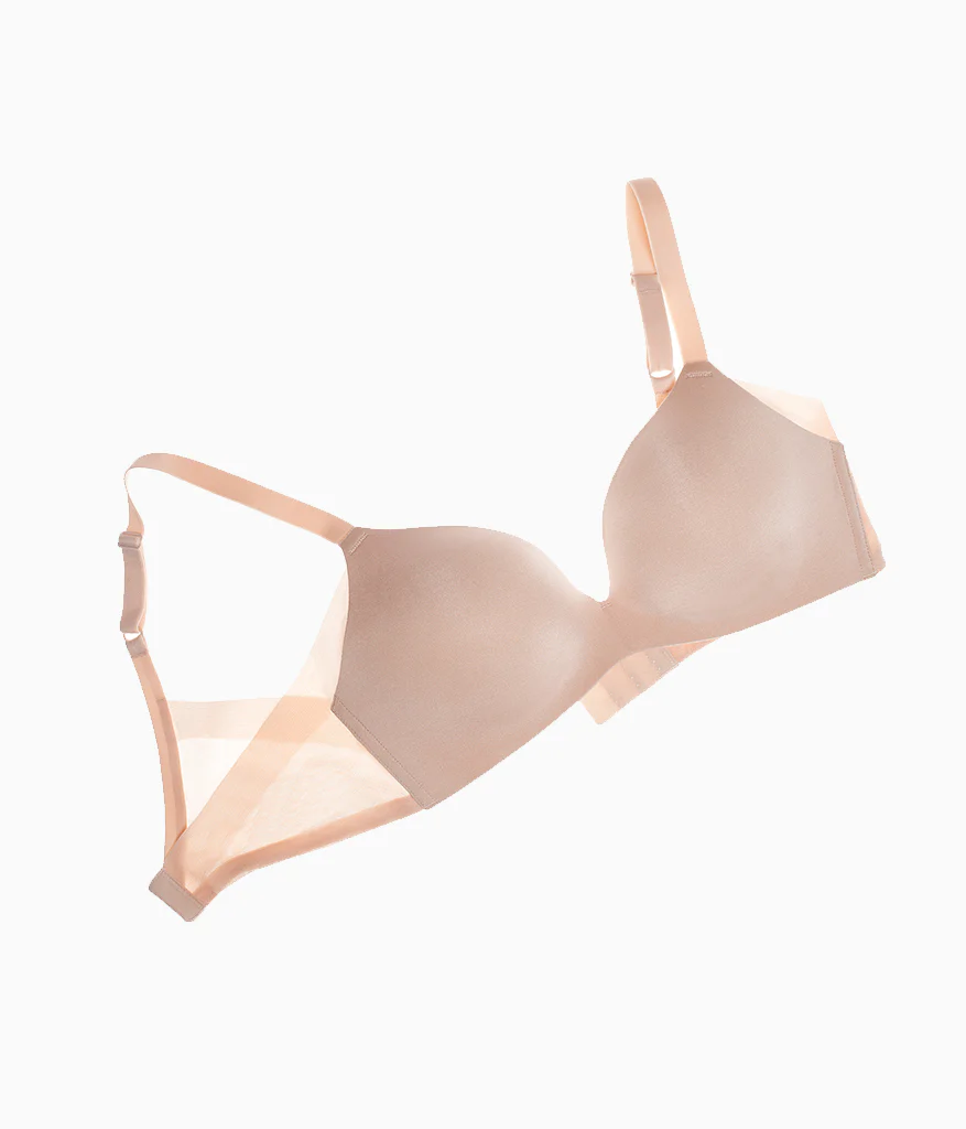 Ultimate Side Smoother Wire Free T-Shirt Bra: Sand - Image 6
