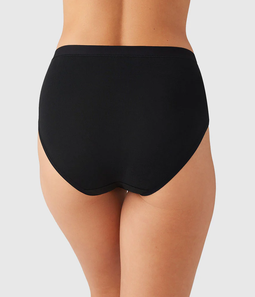 Understated Cotton Brief: Black - Image 2