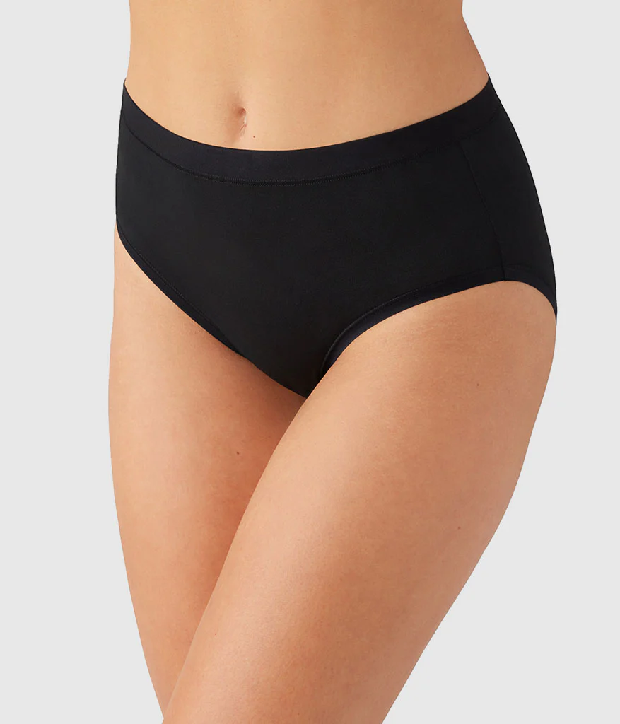 Understated Cotton Brief: Black - Image 3