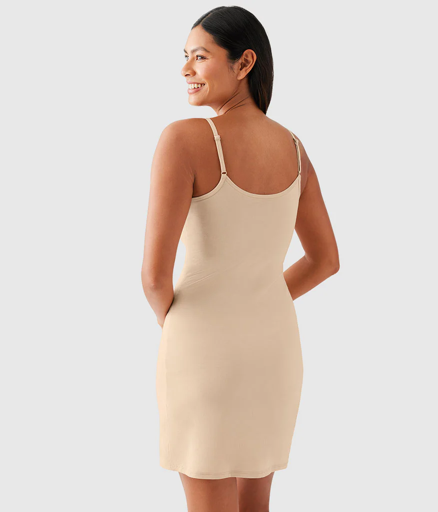 Understated Cotton Chemise: Sand - Image 3