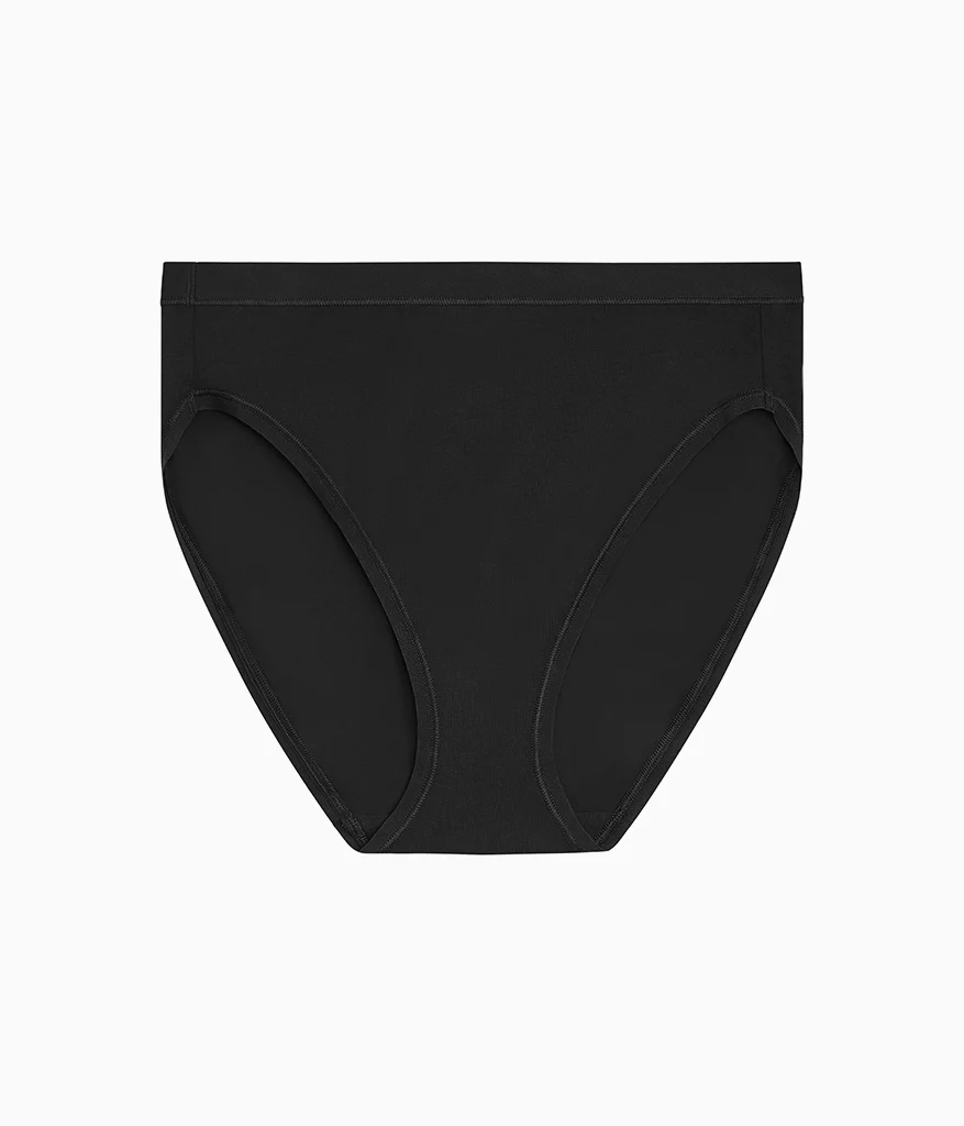 Understated Cotton Hi-Cut: Black - Image 4