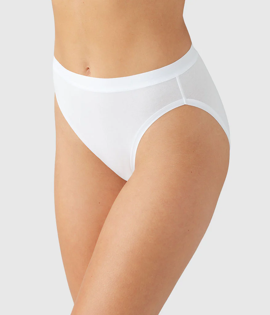 Understated Cotton Hi-Cut: White - Image 3