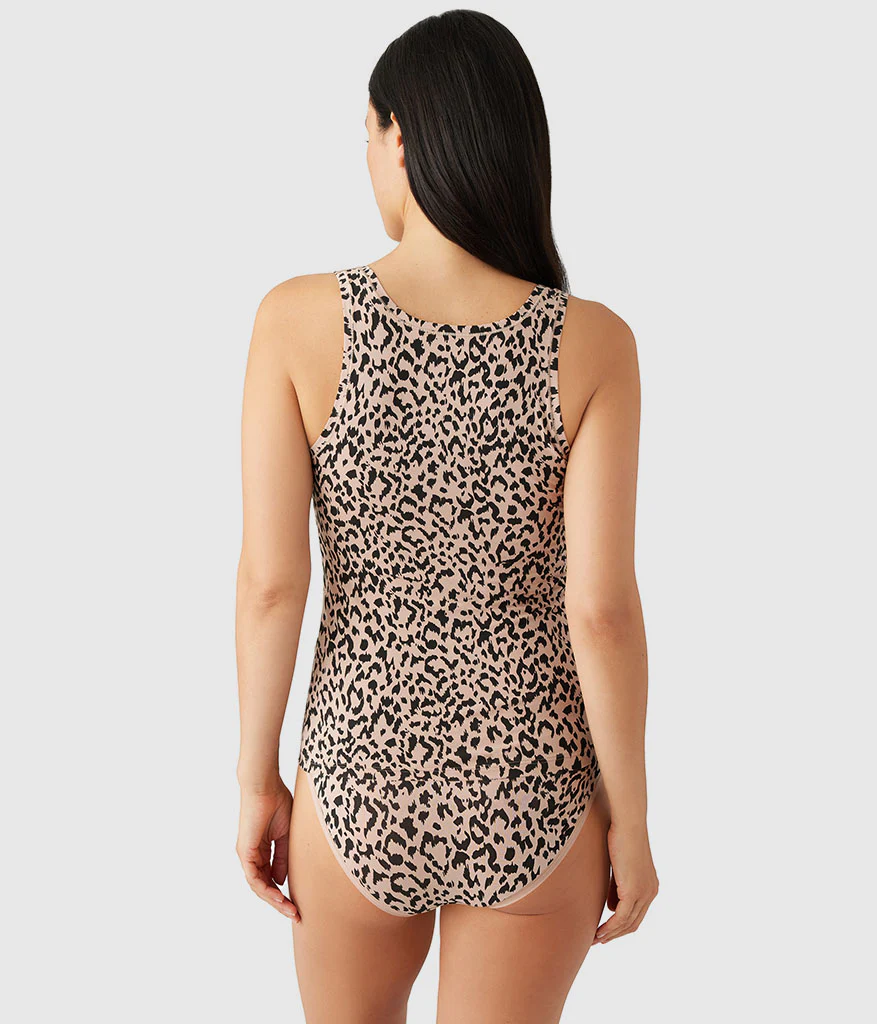 Understated Cotton Tank: Cheetah - Image 3