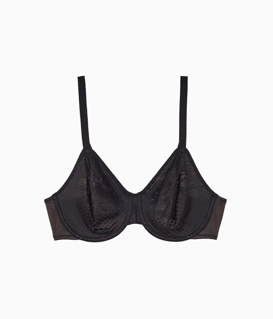 Visual Effects Minimizer Bra: Black - Image 4