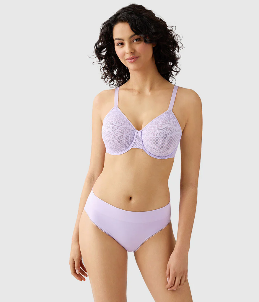 Visual Effects Minimizer Bra: Pastel Lilac - Image 4