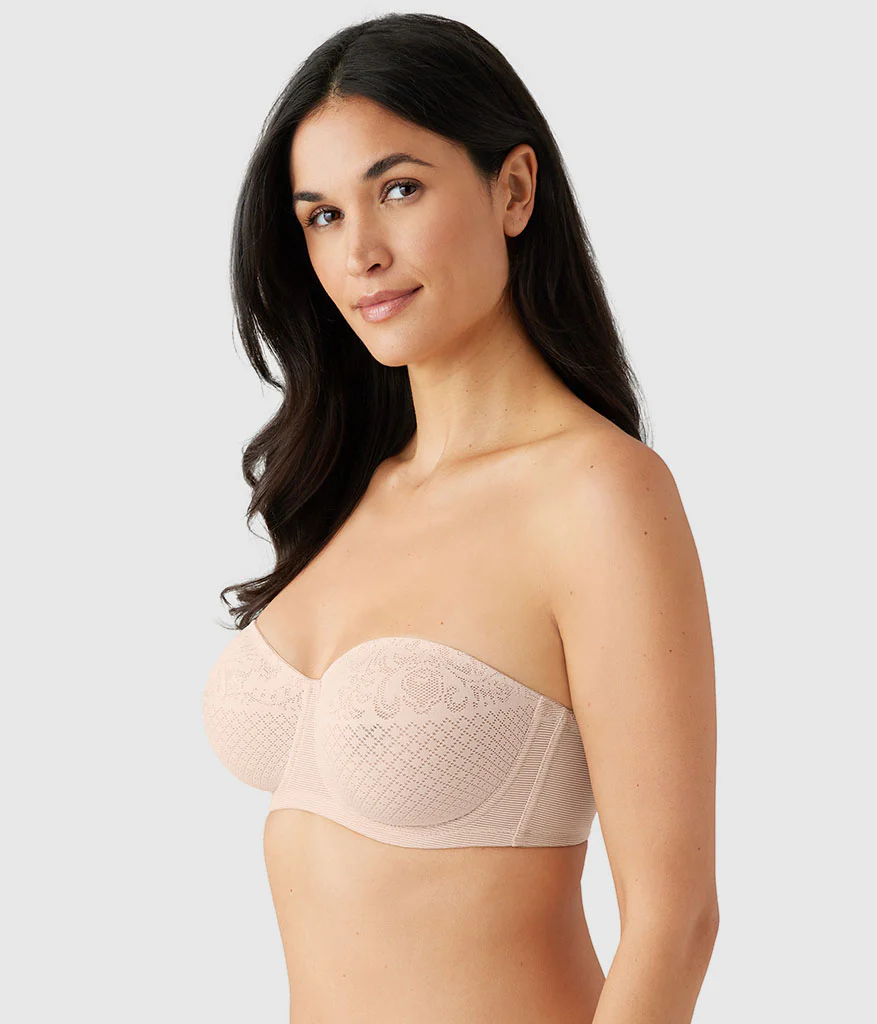 Visual Effects Strapless Minimizer Bra: Sand - Image 3