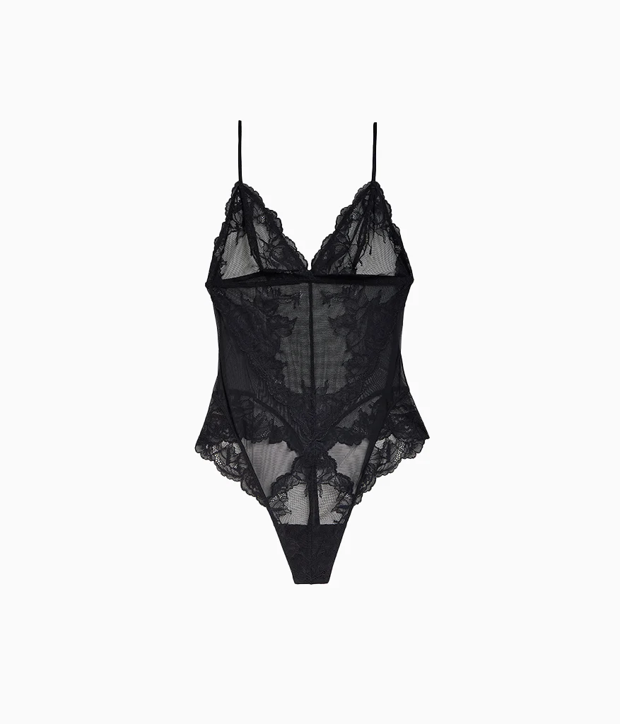 Vivid Attraction Bodysuit: Black - Image 4