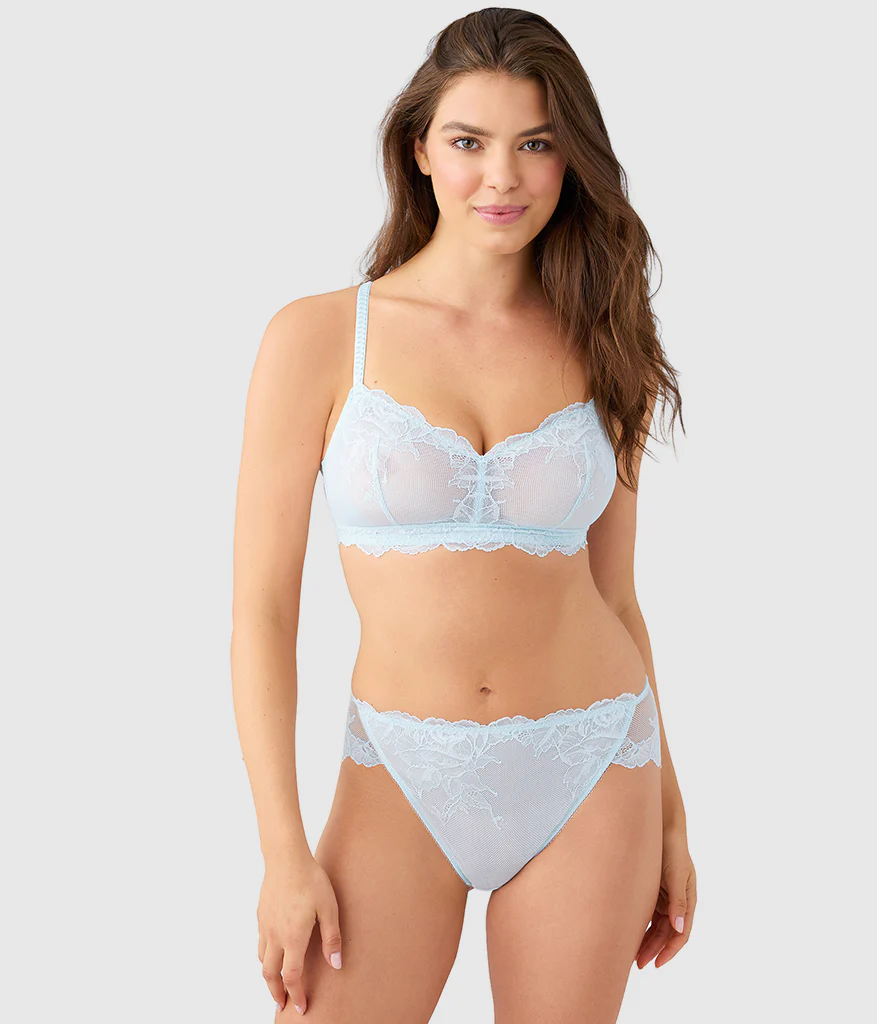Vivid Attraction Bralette: Soft Sky - Image 4