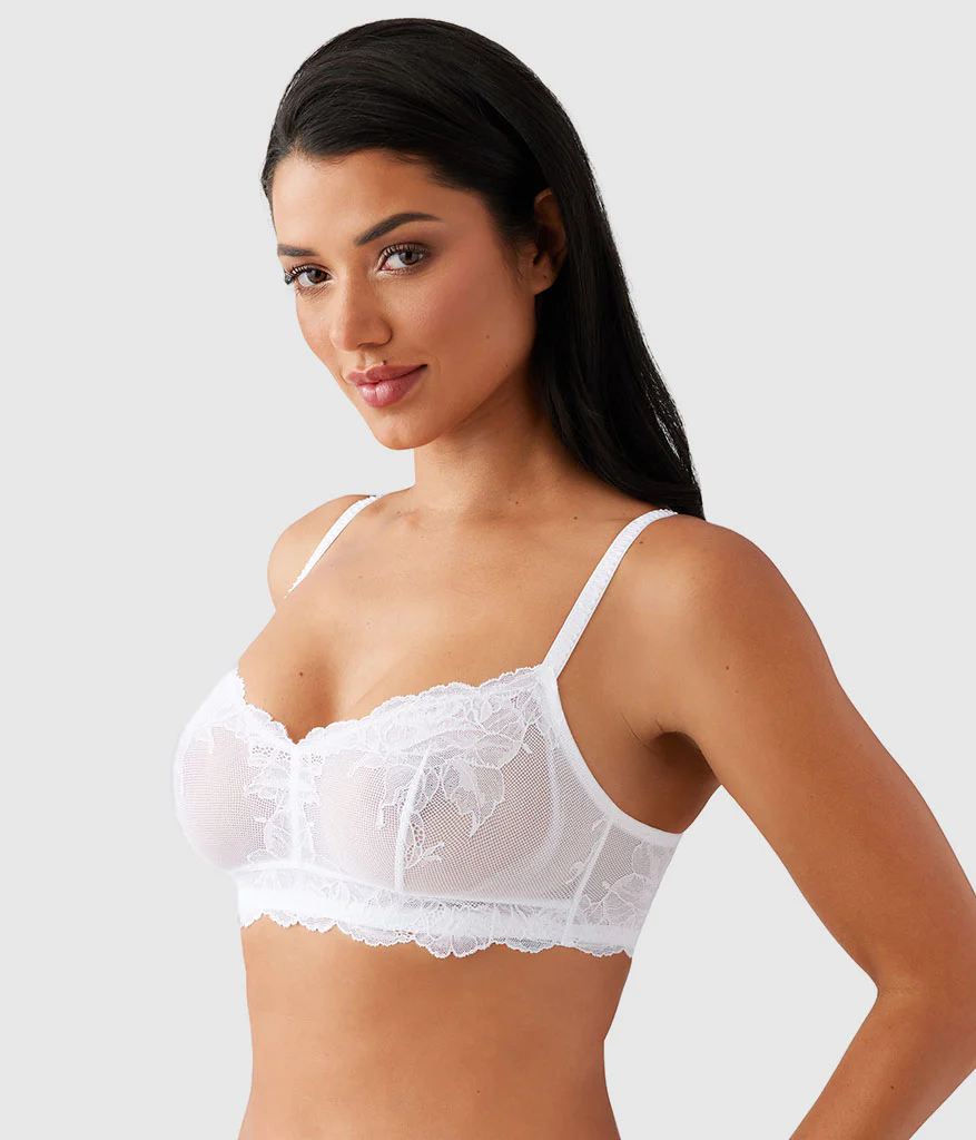 Vivid Attraction Bralette: White - Image 2