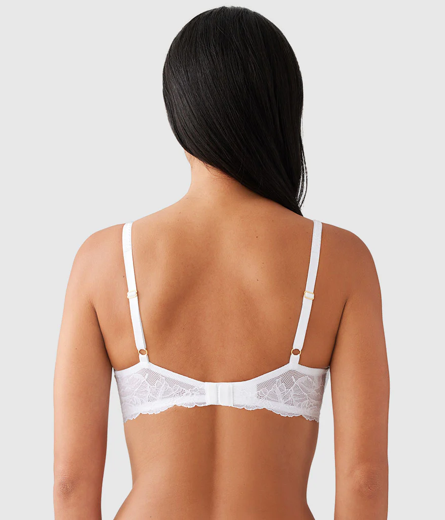 Vivid Attraction Underwire Bra: White - Image 3