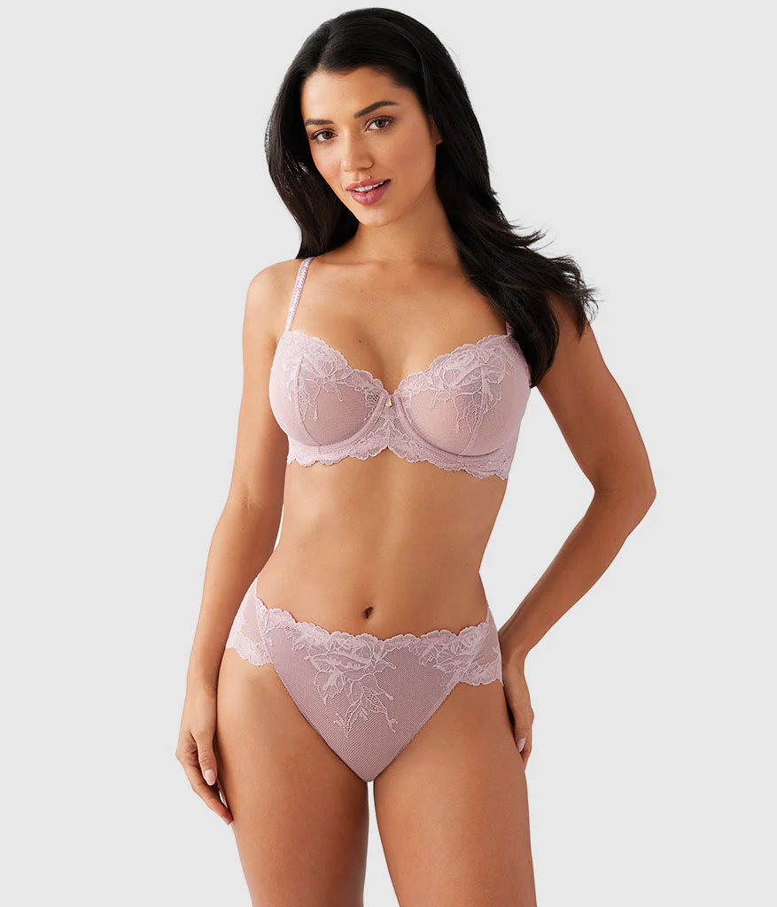 Vivid Attraction Underwire Bra: Woodrose - Image 4